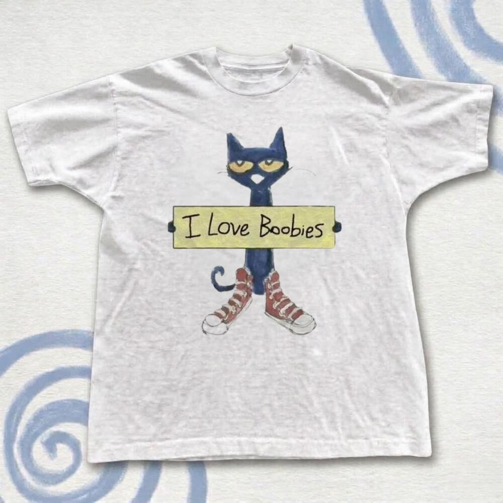 Pete The Cat White Graphic Tee